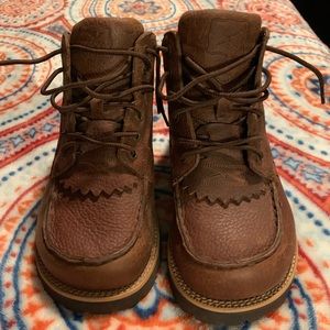 Twisted X double stitches boots